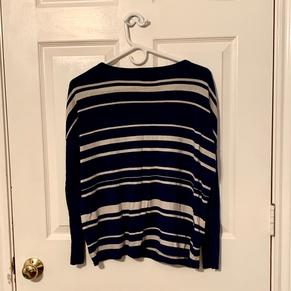Blue Striped Sweater - Picture 4 of 5